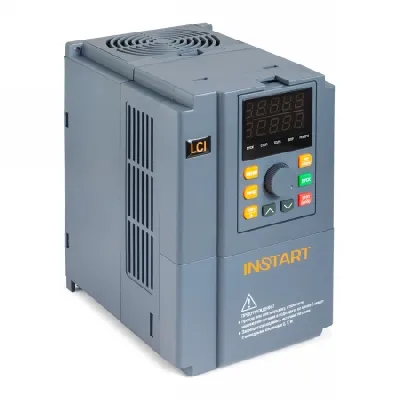 Преобразователь частоты LCI-G5.5/P7.5-4B 5.5кВт/7.5кВт, 13А/18А, 3Ф, 380В±15%, 50Гц/60Гц, IP20, с панелью управления