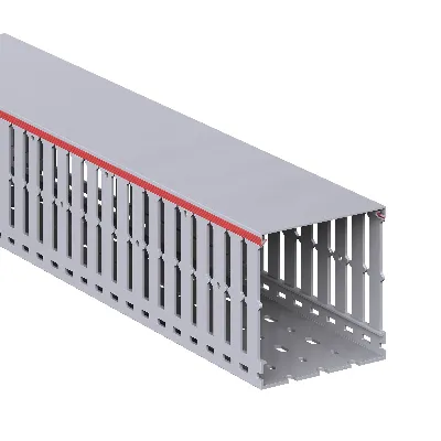 Короб перфорированный T1-EF 100x100 серый QUADRO