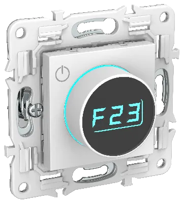 SKANDY Термостат электронный с индикацией SK-T01W арктический белый IEK