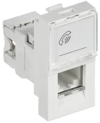 Розетка телефонная RJ-11 категория 3 РКФ-10-00-П