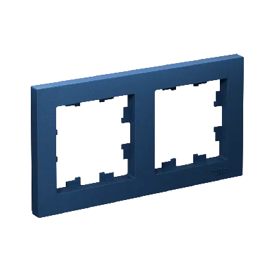 ATLASDESIGN рамка двухпостовая, универсальная, АКВАМАРИН