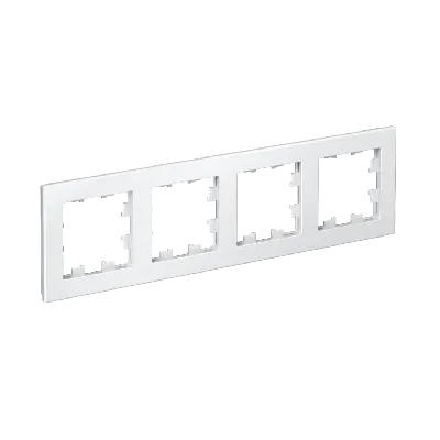 Рамка четырехпостовая ATLASDESIGN универсальная белый