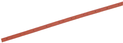 Трубка термоусаживаемая ТТУ 12/6 красная (1м)