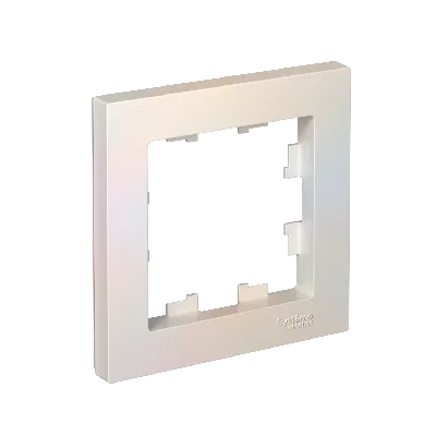 Рамка однопостовая ATLASDESIGN жемчуг