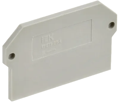 Заглушка для CTS-DT 4мм2 серая IEK
