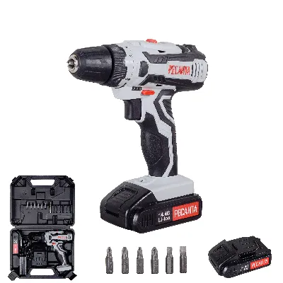 Дрель-шуруповерт аккумуляторная ДА-14-2ЛК Ресанта