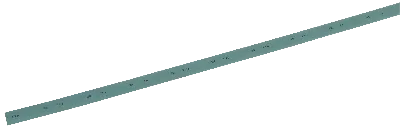 Трубка термоусаживаемая ТТУ 12/6 зеленая (1м)