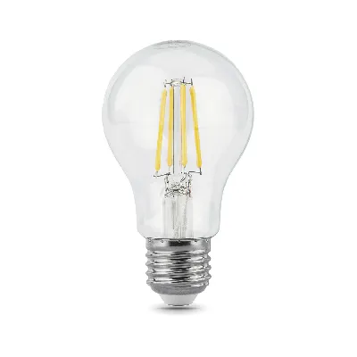 Лампа Gauss Filament А60 8W 780lm 4100К Е27 LED 1/10/40
