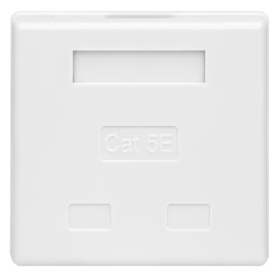 Компьютерная розетка 8P8C (RJ-45), UTP, Cat.5e, 2 порта