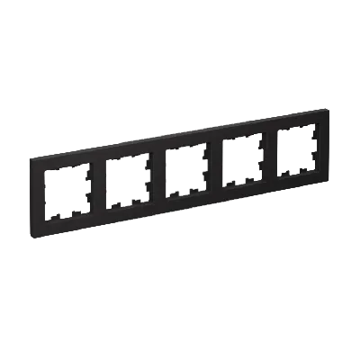 Рамка пятипостовая ATLASDESIGN универсальная карбон