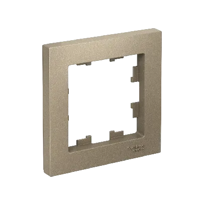 Рамка однопостовая ATLASDESIGN шампань