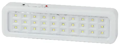 Светильник светодиодный аварийный постоянный DBA-105-0-20 30LED 5ч IP20 (40/1600)