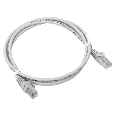 Патч-корд TERACOM PRO Cat.5E неэкранированный UTP оболочка PVC серый (1.0м)