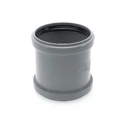 Муфта двойная канализационная 90 мм