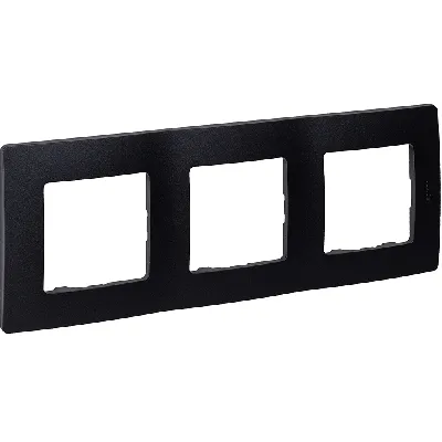 ETIKA Рамка 3 поста антрацит