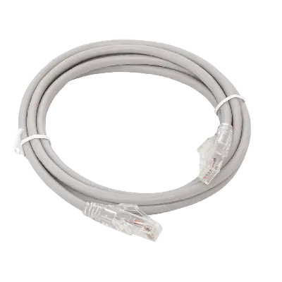 Патч-корд TERACOM PRO Cat.5E неэкранированный UTP оболочка PVC серый (2.0м)