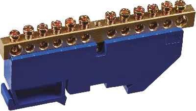 Шина нулевая на DIN-изол NBB-M69-12D/B