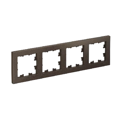 Рамка четырехпостовая ATLASDESIGN универсальная мокко