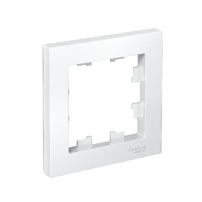 Рамка однопостовая ATLASDESIGN белый