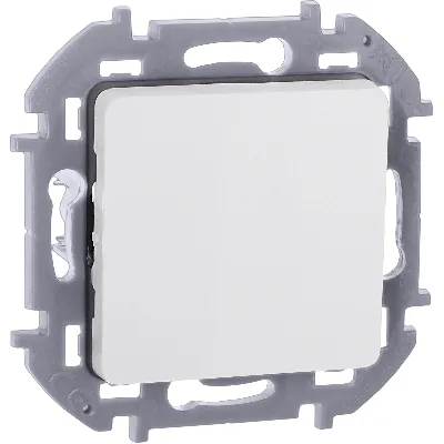 Выключатель одноклавишный INSPIRIA 10 AX 250 В~ белый