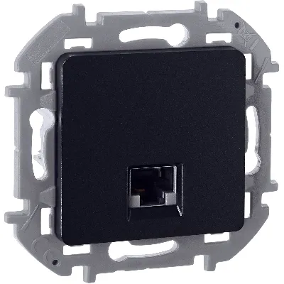 INSPIRIA розетка информационная RJ 45  категория 5e  UTP антрацит