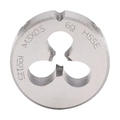 Плашка М 3,0х0,5 DINEN22568 HSSE 6g 20х5мм (CzTool)