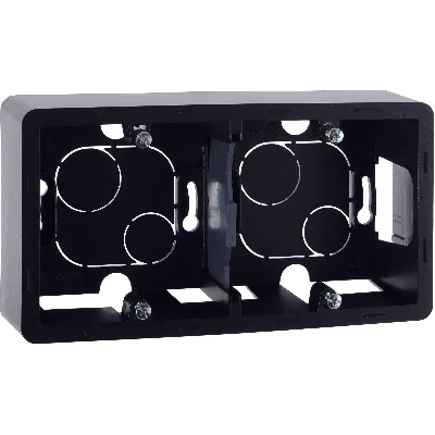 Коробка накладного монтажа 2 поста INSPIRIA антрацит