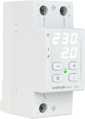 Реле напряжения c контролем тока Welrok VI-40