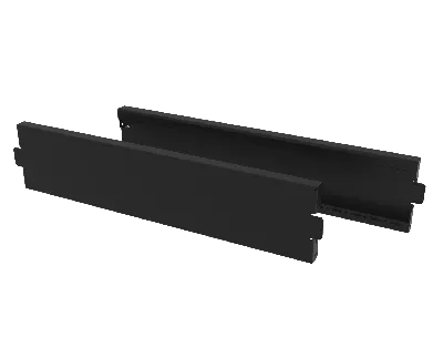 Элементы боковые цоколя 100 мм RS52 00.100 RAL7035 (2шт.)