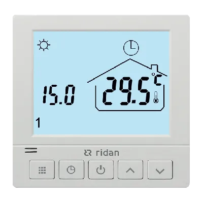 Комнатный термостат WT-R, программируемый, электронный, встраиваемый