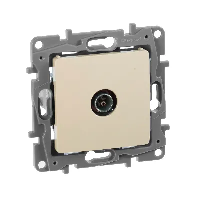 ETIKA Розетка телевизионная TV Звезда слоновая кость