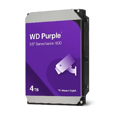 Жесткий диск 4TB Purple 3.5'', SATAIII, 5400 об/мин, 256 МБ