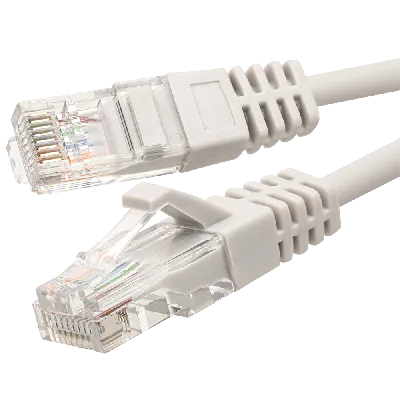 Патч-кордUTP 5e 4x2 26AWG (7x0.16mm) Cu LSZH серый 0,5м