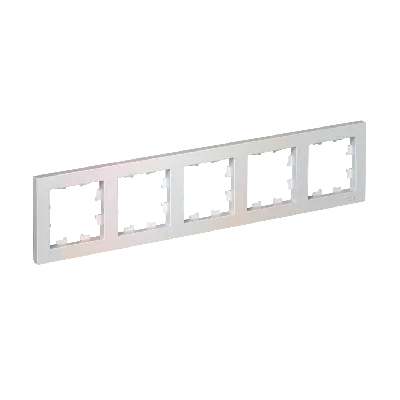 Рамка пятипостовая ATLASDESIGN универсальная жемчуг