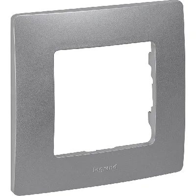 ETIKA Рамка 1 пост алюминий