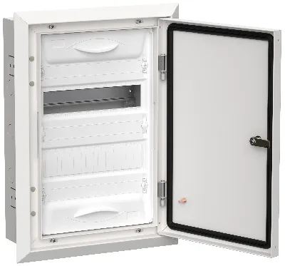 TITAN 5 Корпус металлический ЩРв-24 (1х24) 505х365х130мм IP31 белый (одна дверь)