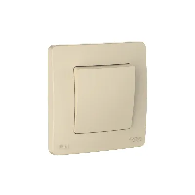 BLANCA С/У IP44 1-клавишный ПЕРЕКЛЮЧАТЕЛЬ (сх.6), 10AX, 250В, БЕЖЕВЫЙ