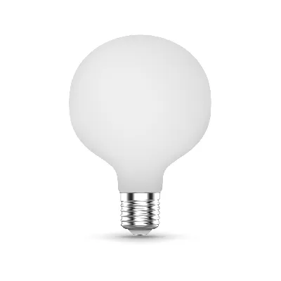 Лампа светодиодная филаментная LED 10 Вт 1100 лм 4100К AC185-265В E27 шар G95 нейтральный матовая колба диммируемая Black Filament Gauss