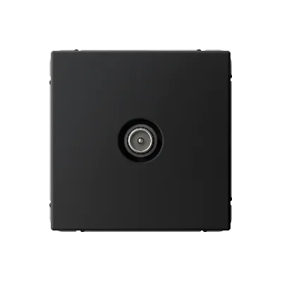 ARTGALLERY TV розетка проходная 4DB, механизм, карбон