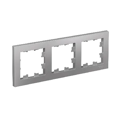 Рамка трехпостовая ATLASDESIGN универсальная алюминий