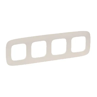 Valena ALLURE Рамка 4 поста слоновая кость универсальная