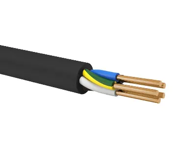Кабель силовой ВВГнг(А)-LS 5х4ок(N, PE)-0.66 однопроволочный