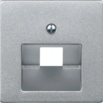 Sys M Центральная плата для компьютерной розетки RJ45х1 алюминий