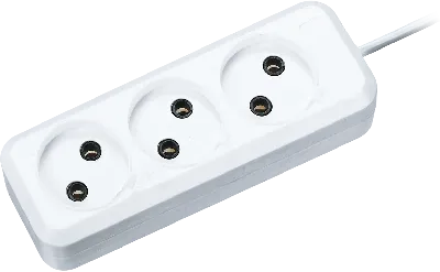 Удлинитель Navigator 71 449 NPE-S1-03-300-X-2x0.75 без заземления 3 гн. 3м 6А ПВС 2х0.75