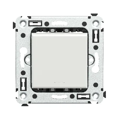 Avanti Выключатель одноклавишный, в стену Белое облако