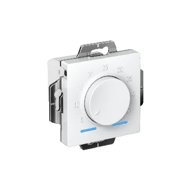 ATLASDESIGN ТЕРМОСТАТ электрон. теплого пола с датчиком, 10A, механизм, БЕЛЫЙ