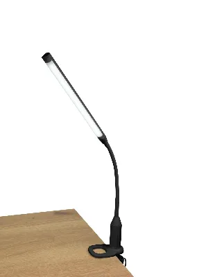 Светильник TLD-572 Black/LED/500Lm/4500K/Dimmer настольный светодиодный на струбцине, 7W. Сенсорный выключатель. Диммер. Черный. ТМ настольный светодиодный на струбцине, 7W. Сенсорный выключатель. Диммер. Черный. ТМ