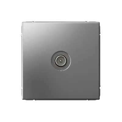 ARTGALLERY TV розетка проходная 4DB, механизм, сталь