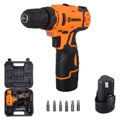 Дрель-шуруповерт аккумуляторная ДА-12Л-2К (2,0 А/ч) Вихрь