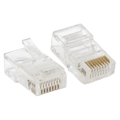 Коннектор RJ-45 TERACOM неэкранированный 8P8C Cat.5E универсальный (упак.50шт)